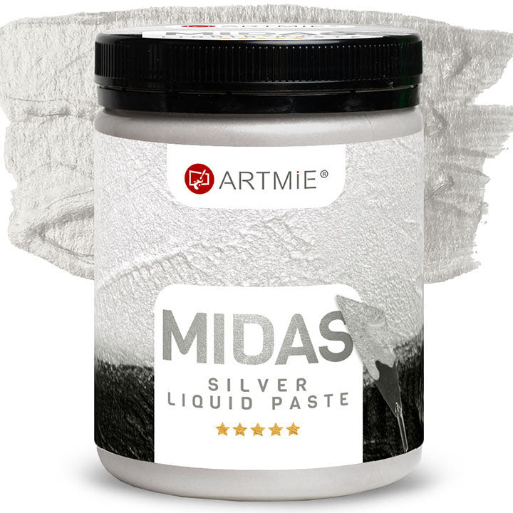 ARTMiE MIDAS Silver Metallic Liquid Paste | various volumes — image 3
