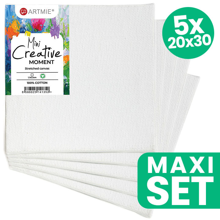 ARTMiE Mini Hobby Canvas Set of 5, 20x30 cm — image 1