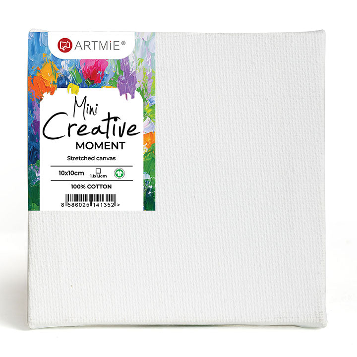 ARTMiE Mini Hobby Painting Canvas Set of 10, 12x16 cm - image 1