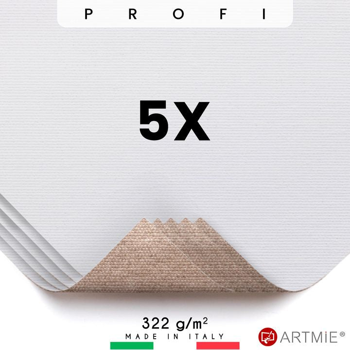 ARTMiE Profi Canvas Samples, Set of 5 | various sizes — image 1