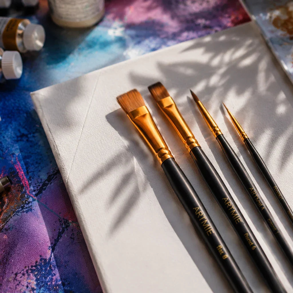 ARTMiE Synthetic Brush Set, 4-Piece (3)