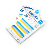 AURORA Cold Press Spiral-Bound Watercolor Pad, 12 Sheets | Various Formats — Image 3