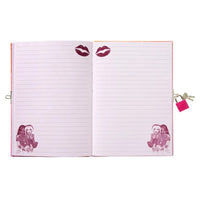 BESTIES A5 Diary with Lock, 60 Sheets
