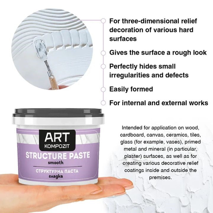 Kompozit Smooth White Textured Paste — image 3