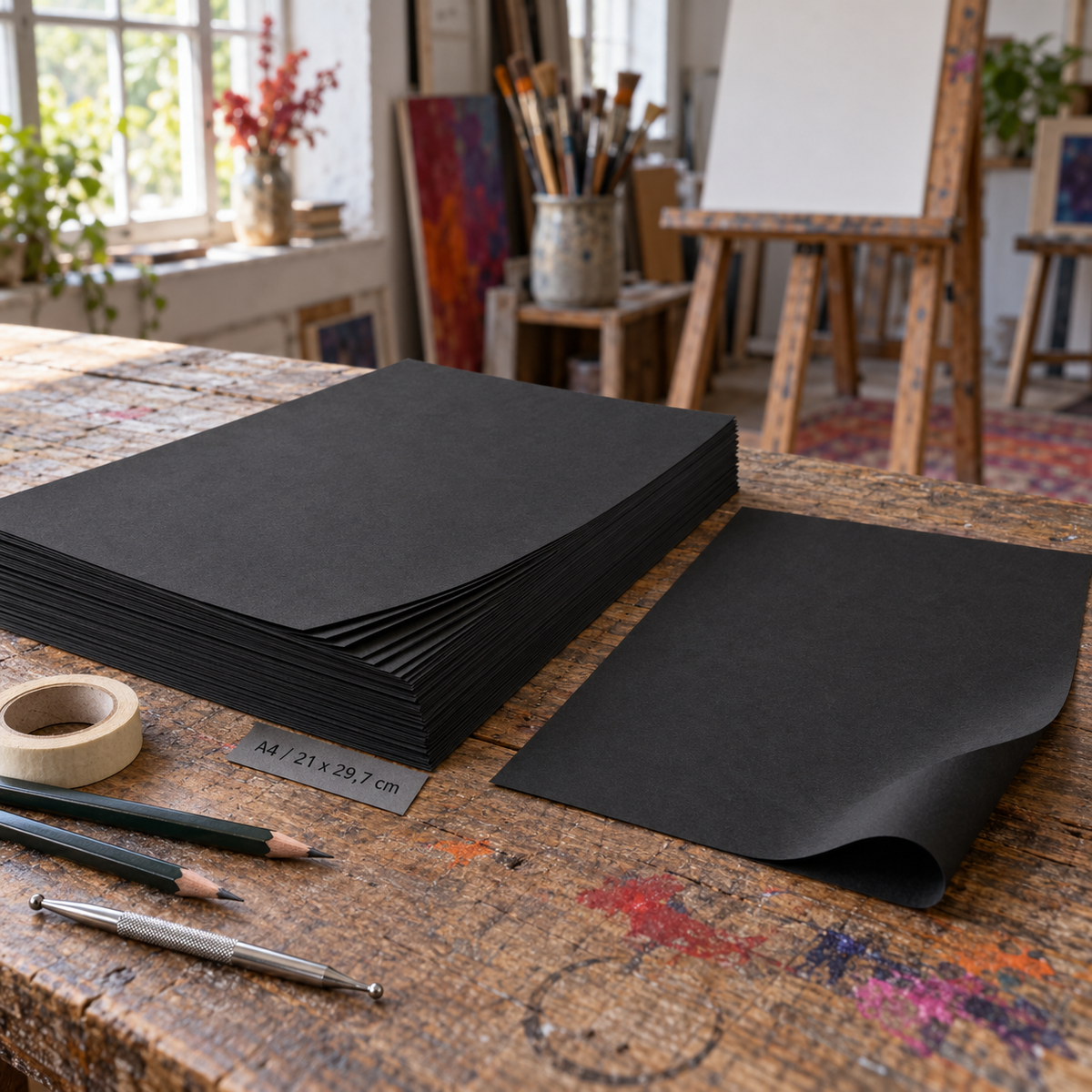 Black Carbon Copy Paper A4 - 10 Sheets