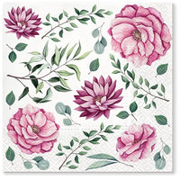 Blooming Dhalia Decoupage Napkins - 1 pc