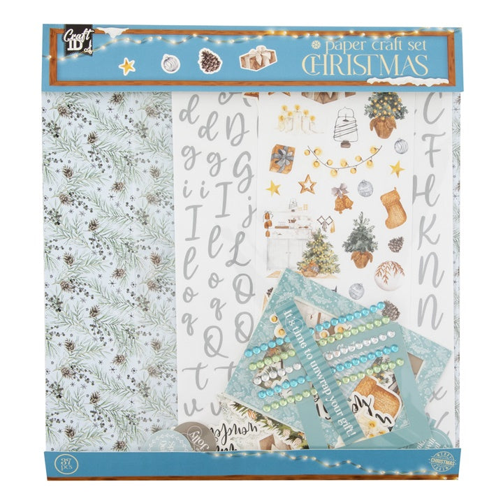 Blue Christmas Scrapbooking Set — image 1