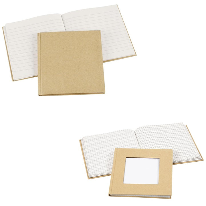 Brown Notebook 14 x 14 cm | various options — image 1