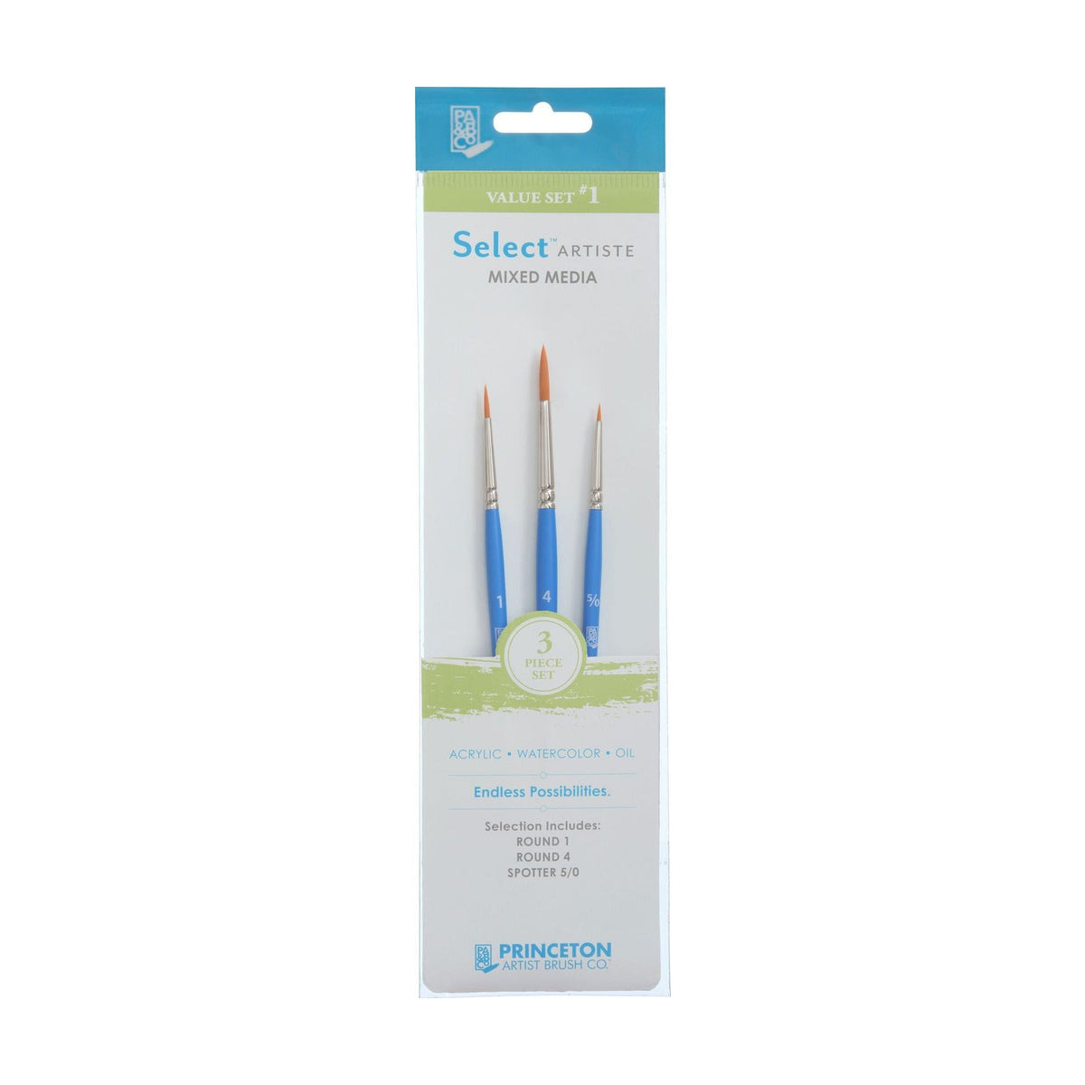 Brush Set Princeton Select - 3-piece set