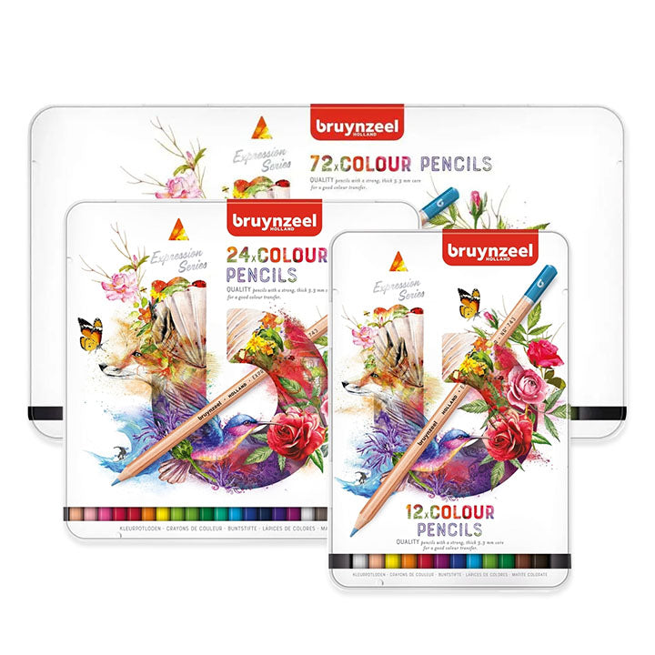 bruynzeel Expression Series Colored Pencils in a Tin | various sets — image 1