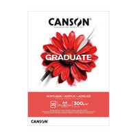 CANSON Graduate Acrylic Pad 300 g A4 - 20 sheets