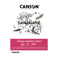 CANSON Graduate Marker Pad 70 g/m² A3 - 50 Sheets