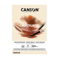 CANSON Graduate Mix Media Pad Natural A5 220 g - 30 sheets