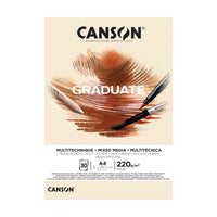 CANSON Graduate Mixed Media Pad Natural 220 g/m² A4 - 30 sheets