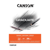 CANSON Graduate Sketching Pad A4 96 gsm - 40 Sheets