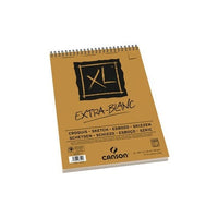 CANSON XL Extra Blanc Sketchbook 90 g/m² A5 - 60 Sheets, Spiral Bound