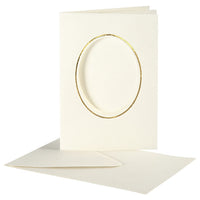 Card with Mat (Passe-Partout) and Envelope A6, Set of 10 | various variants — image 4