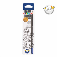 Carioca Triangular Graphite Pencil Set Black 2H, 12 pcs – 2/HB