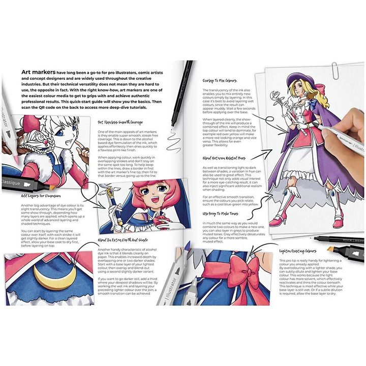 Celestial Maidens Illustration Art Set — image 3
