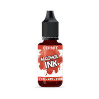 CERNIT Alcohol-Based Color Ink 20 ml – 495 fire red