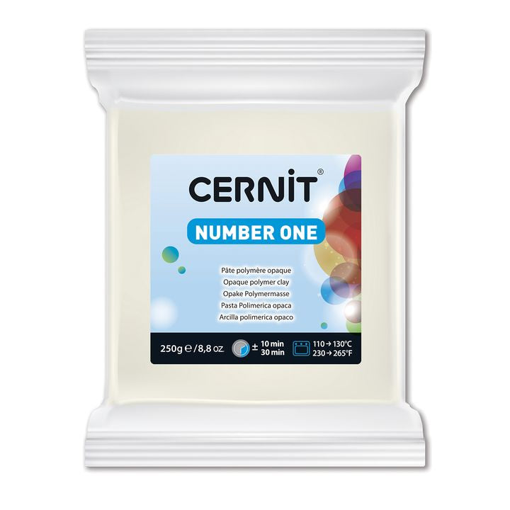 CERNIT Number One Polymer Clay 250 g | various shades — image 1