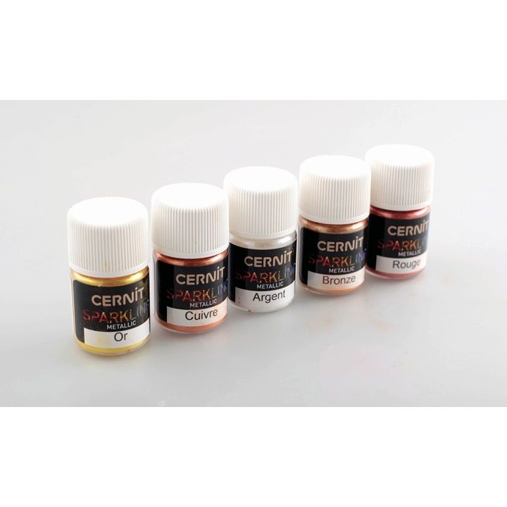 CERNIT Sparkling Mica Powder for Polymer Clay | various shades — image 2