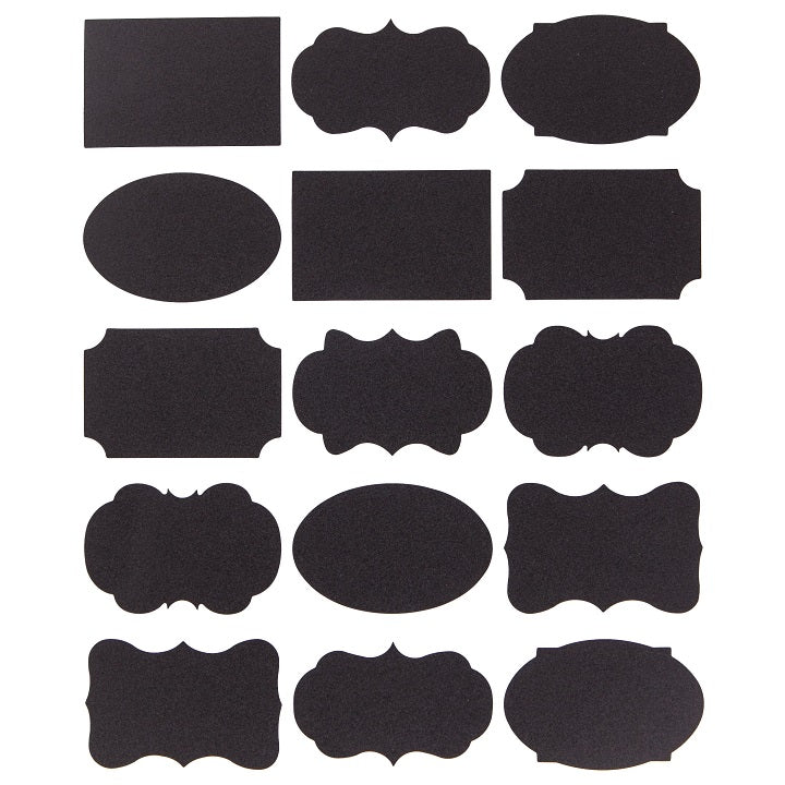 Chalkboard Stickers, Set of 15