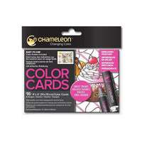 Chameleon Coloring Cards - Sweet Treats / Set of 16