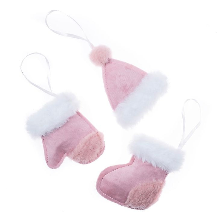 Christmas Hanging Decoration with Fur, image 1