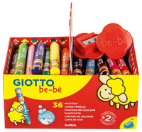 Chunky Round Colored Pencils GIOTTO be-bè School Pack