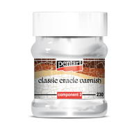 Classic Crackle Varnish Pentart 2-Component 230 ml Set