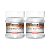 Classic Crackle Varnish Pentart 2-Component 230 ml Set
