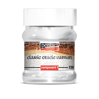 Classic Crackle Varnish Pentart 2-Component 230 ml Set