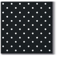 Cocktail Decoupage Napkins, Brown Dots - 1 pc