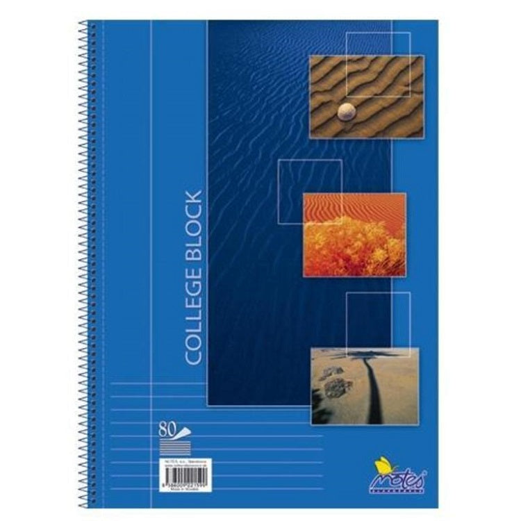 Lined School Notebook College Block, 80 Sheets | various formats — image 2