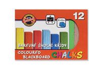 Colored School Chalk Set of 12