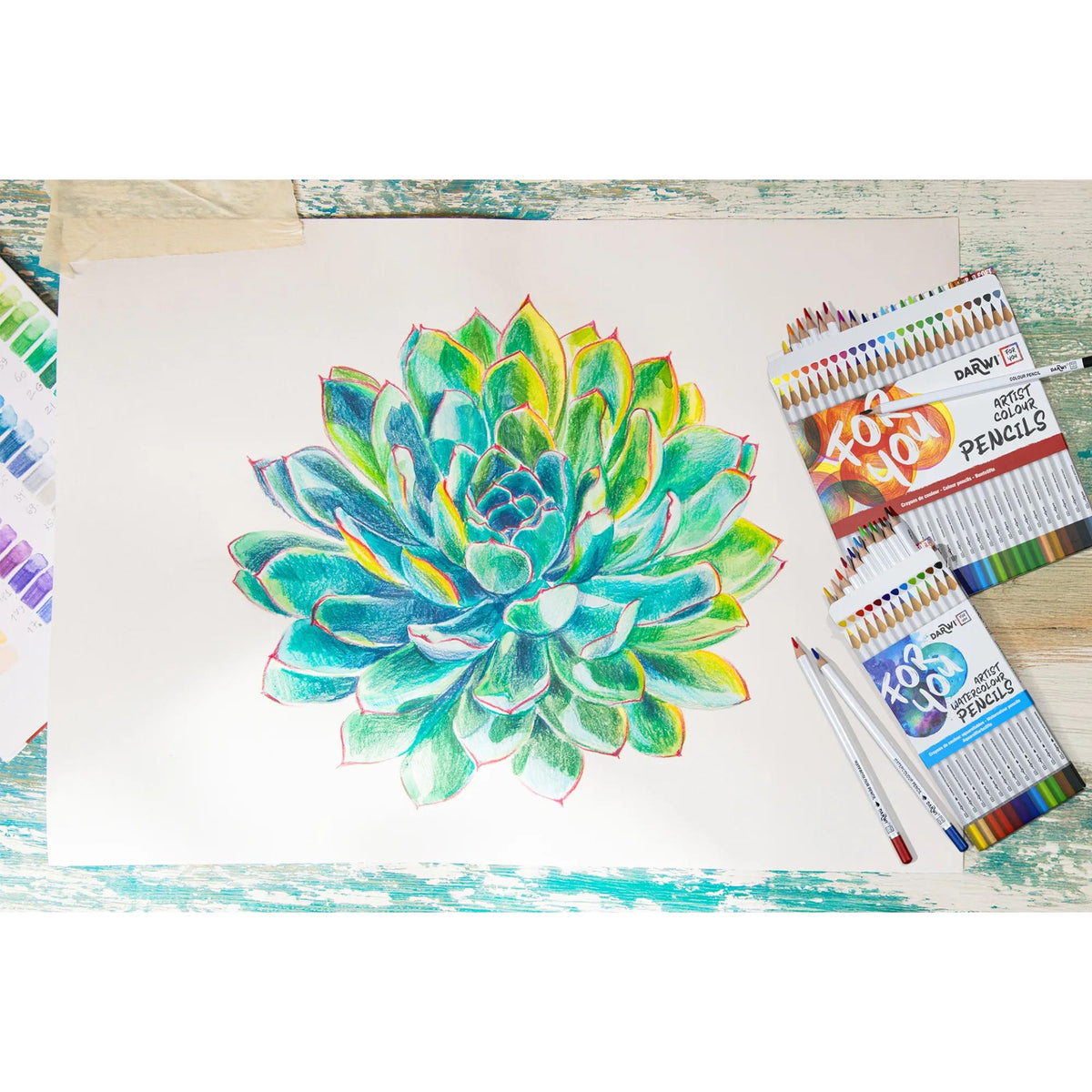 Colored Pencils DARWI set / 36 pcs