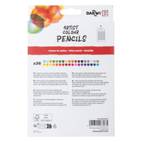 Colored Pencils DARWI set / 36 pcs