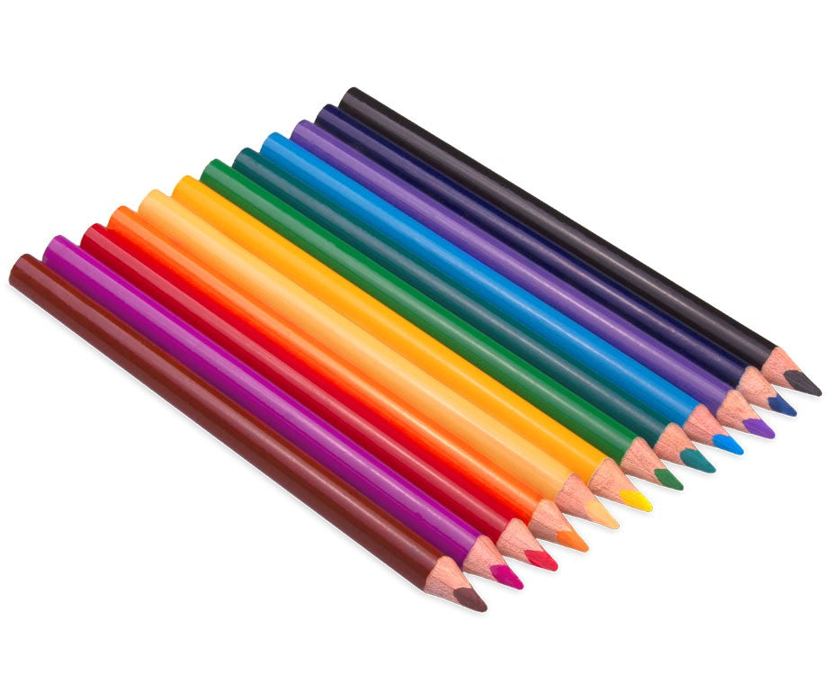 Colored Pencils JOVI Maxi Triangular Box / 120 pcs 12 Colors