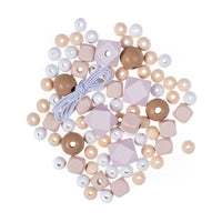 Colored Wooden Beads 80 pcs | various colors — image 2