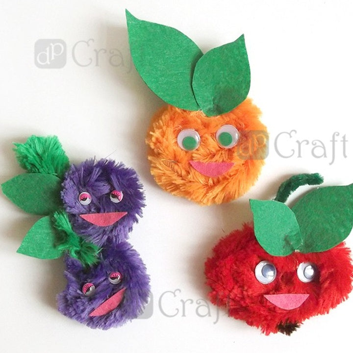 Colorful Chenille Stems - 30 cm x 8 mm / Set of 25