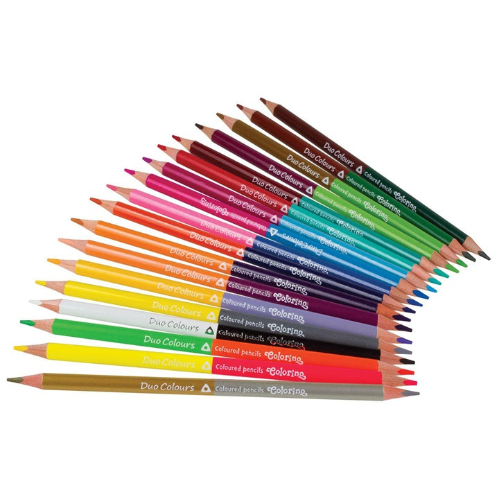 Colorino Double-Sided Colored Pencils, 12 pcs, image 1