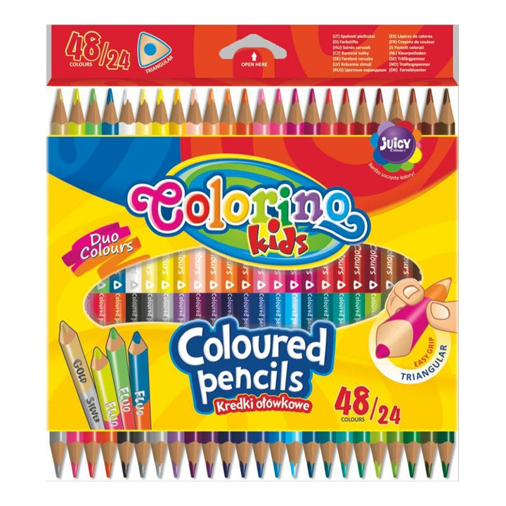 Colorino Double-Sided Colored Pencils, 24 pcs — image 1