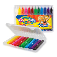 Colorino Face Paint Sticks in Case - 12 pcs
