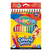 Colorino Triangular JUMBO Colored Pencils, Set of 12 — image 1