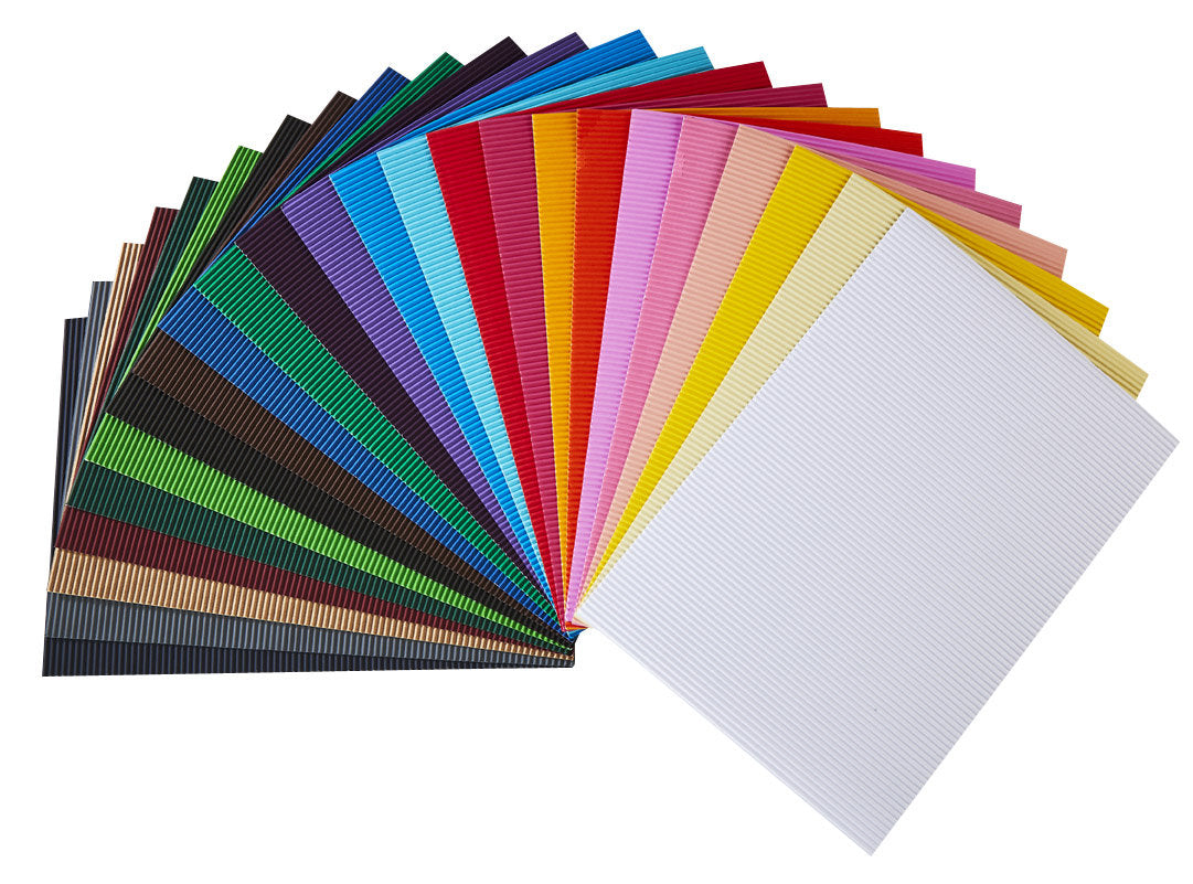 Corrugated Paper 50x70 cm | various colors