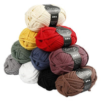 Cotton Tubular Yarn, Filled, 100 g | various shades