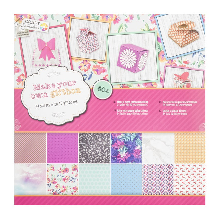Craft Sensations Scrapbooking Craft Set – 24 Sheets | Various Designs — Image 2