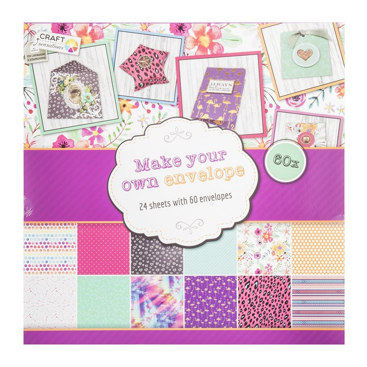 Craft Sensations Scrapbooking Craft Set – 24 Sheets | Various Designs — Image 3
