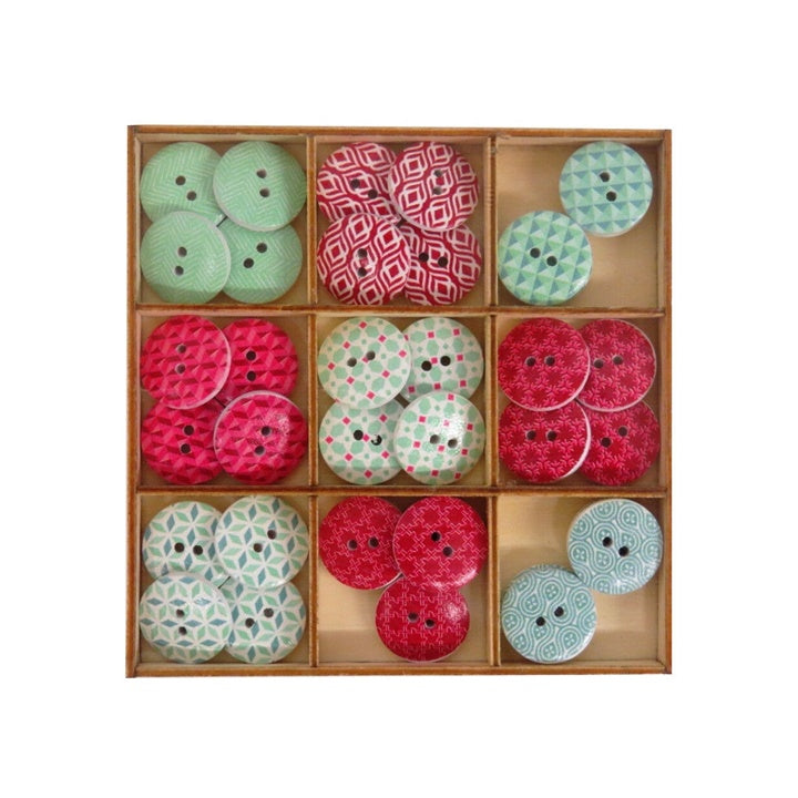 Craft Sensations Wooden Buttons, 36 pcs | various designs — image 4
